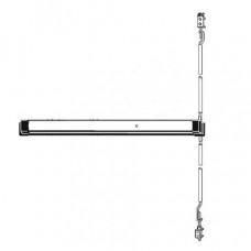 8611-36 Adams Rite Narrow Stile Concealed Vertical Rod Exit Device (628)