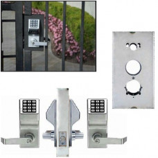 DL5200 x K-BXSIM Double Sided Keyless Gate Lock