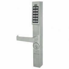 DL1300ET 26D Alarm Lock Narrow Stile Exit Trim Pushbutton Lock