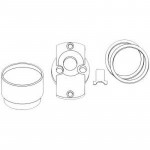 ET-S Alarm Lock Schlage Rim Cylinder Adapter Kit