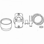 ET-SIC Alarm Lock Schlage I/C Rim Cylinder Adapter Kit