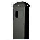 10BOLLARDBLK BEA Bollard, mountin post, Black