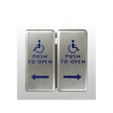 10PBDGP1 BEA Vestibule Push Plate