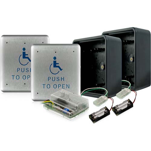 Push Plate Package 475S-900 BEA wireless handicap door button kit