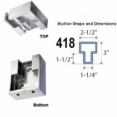 418 Brackets Cal-Royal for Top/Bottom 418 Mullions