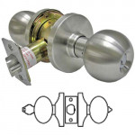 GRB00 Cal-Royal Entrance/Office Knob Lock Grade 1