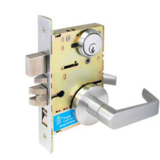 SC8453 SS Cal-Royal Mortise Lock Heavy Duty Grade 1 Entrance 