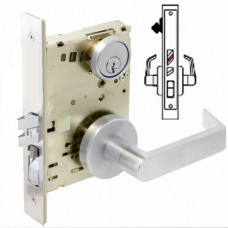 NM8050 SS Cal-Royal Office Mortise Lock Heavy Duty Grade1 ANSI F05