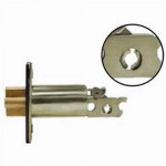 SINGL238 Cal-Royal gate latch, single cylinder deadbolt 2-⅜" backset