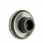 WB26 Cal-Royal Wall Stop, Concave Stainless Steel or Brass- 2 1/2"