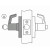 CLX3361 PZD Corbin Russwin Enty/Office Lever Lock, ANSI F82A