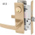 ML2022 ASN Corbin Russwin Mortise Store Door Lever Lock ANSI F14