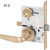 ML2022 CSA Corbin Russwin Mortise Store Door Lever Lock ANSI F14