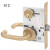 ML2022 LWA Corbin Russwin Mortise Store Door Lever Lock  ANSI F14