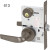 ML2024 CSA Corbin Russwin Mortise Entrance Lever Lock ANSI F21