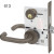 ML2024 LSA Corbin Russwin Mortise Entrance Lever Lock ANSI F21 