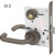 ML2024 LWA Corbin Russwin Mortise Entrance Lever Lock ANSI F21 