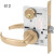 ML2024 PSA Corbin Russwin Mortise Entrance Lever Lock ANSI F21