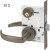 ML2024 PSA Corbin Russwin Mortise Entrance Lever Lock ANSI F21