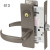 ML2029 CSA Corbin Russwin Mortise Hotel Lever Lock ANSI F15 Grade 1