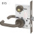 ML2048 LWA Corbin Russwin Mortise Entrance Lever Lock ANSI F10