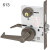 ML2075 ESA Mortise Security Entrance Lever Lock