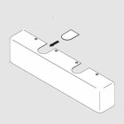 FCSL Dorma Full Plastic Slotted Cover  