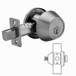 D863 Dorma Cylinder x Classroom Turn Grade 1 Dead Bolt