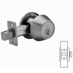 D880 Dorma Thumbturn x Blank Plate Grade 1 Dead Bolt