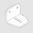 NFHD Dorma Narrow Frame Bracket