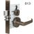 MA311 DG Falcon privacy mortise lever lock bedroom/bath