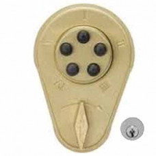 9100000-04-41 Kaba Mechanical Pushbutton Deadbolt w/Key Override