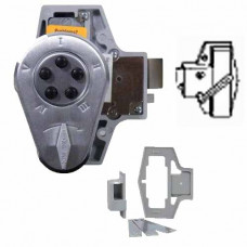 9191300-26D-41 Kaba Pushbutton Deadlocking Spring Latch, Metal Doors