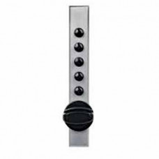 9661C11-26D-41 Mechanical Pushbutton Cabinet Lock, Spring Latch