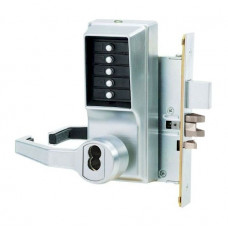 L8148S-26D-41 Kaba Pushbutton Mortise Lock w/Deadbolt, Schlage