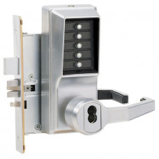 RR8148S-26D-41 Kaba Pushbutton Mortise Lock w/Deadbolt, Schlage