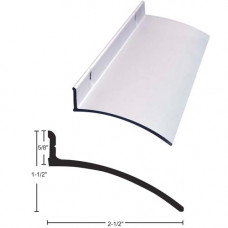 16A-40IN NGP Door Rain Drip Guard, Aluminum