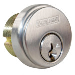 20-001 Schlage Mortise Cylinder, 1-1/8" x Straight Cam