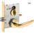 L9040  07A Schlage Mortise  Privacy Lever LocK, ANSI F22