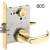 L9070P 17A Schlage Mortise Classroom Lever Lock, ANSI F05