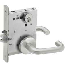 L9080P 03B Schlage Mortise Storeroom Lever Lock, ANSI F07