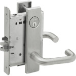 L9080P 03L Schlage Mortise Storeroom Lever Lock, ANSI F07