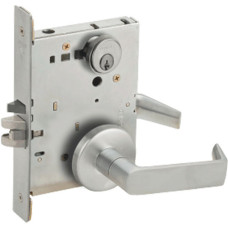 L9080P 06B Schlage Mortise Storeroom Lever Lock, ANSI F07