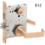 L9456P 06A Schlage Mortise Corridor Lever Lock Grade 1 - ANSI F13