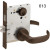 L9456P 17A Schlage Mortise Corridor Lever Lock, ANSI F13