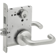 L9466P 03B Schlage Mortise Store/Utility Lever Lock, ANSI F14