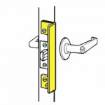 ALP-206 Don-Jo Angle Type Latch Guard 6" For Out-Opening Doors