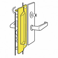 PMLP-211 Don-Jo Latch Protector w/ Pin For Outswinging Doors