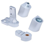 IL-OP-13-LH-AL Ilco 1/8" Recessed YKK Pivot Set