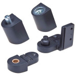 IL-OP-13-RH-DU Ilco 1/8" Recessed YKK Pivot Set